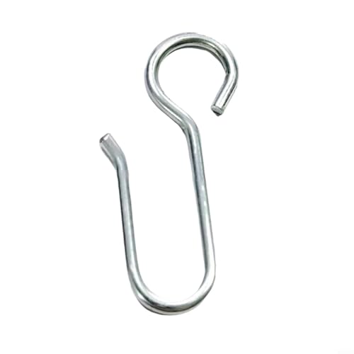 Fauhapyway Edelstahl-Vorhanghaken-Set Of100 Metall zum Aufhängen für Vorhänge oder Duschen, kommerzielle Nutzung zu Hause (S21) von Fauhapyway