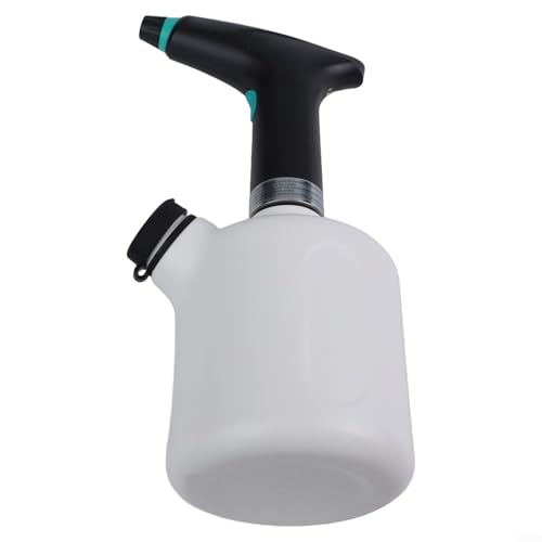 Fauhapyway Elektrischer Sprüher Auto Garten Reinigung 1L Kunststoffflasche Einstellbare Düse USB Wiederaufladbare Pumpe Automobilpflege Pflanzenbewässerung (Schwarz) von Fauhapyway