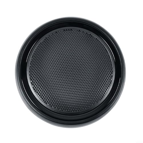 Fauhapyway Fronttür-Lautsprecherabdeckung aus ABS für Mini Cooper R56 R55 R57 R58 R59 2007–2015, Schwarz / Beige, Ersatzteil (glänzendes Schwarz) von Fauhapyway