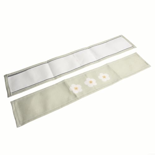 Fauhapyway Heizungs-Staubschutz, magnetischer Heizkörper-Baumwoll-Leinen-Schutzschild, dekorative Platte mit integriertem Magnet für Heizsystem (40 cm) von Fauhapyway