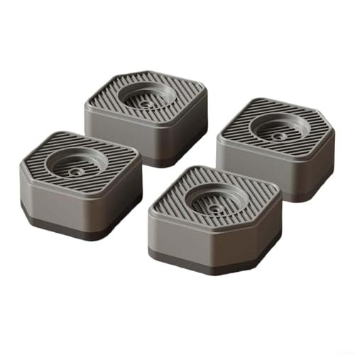 Fauhapyway Höhenerhöhung, verstellbare Möbelerhöhung, 4 Stück, rutschfest, L-förmige Stütze, Bett, Sofas, Geräte, Kunststoff, unterstützt 1,814 kg (Grau 1) von Fauhapyway