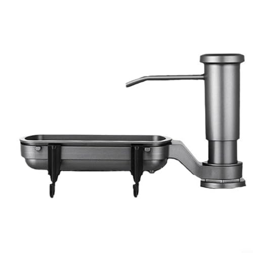 Fauhapyway Küchenspüle Seifenspender mit Verlängerungsrohr Arbeitsplatte Flüssigkeitsspender Pumpsystem für Badezimmer Handlotion (grau) von Fauhapyway