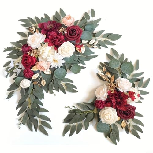Fauhapyway Künstliche Blumen Hochzeit Simulation Bouquet Desktop Wanddekoration Zuhause Gefälschte Kunststoff Floral Set 23,6 Zoll Groß 15,7 Klein Fauhapyway Künstliche Blumen Hochzeit Simulation Bouquet Desktop Wanddekoration Zuhause Gefälschte Kunststoff Floral Set 23,6 Zoll Groß 15,7 Klein von Fauhapyway