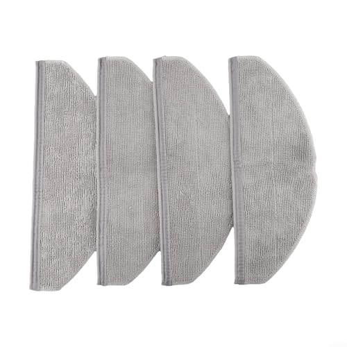 Fauhapyway Mikrofaser-Wischmopp-Pads Ersatz für L60 Roboter-Staubsauger, maschinenwaschbar, leicht für Eufy Mopp-Pads, grau, 4 Stück (4 Stück) von Fauhapyway
