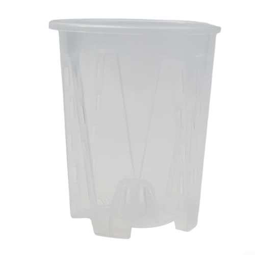 Fauhapyway Optimal gestaltete transparente Blumentöpfe zur Unterstützung des gesunden Wachstums Ihrer Pflanzen (14 cm) von Fauhapyway