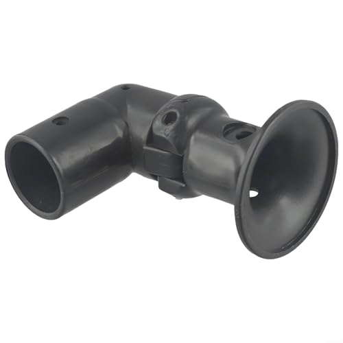 Fauhapyway Outdoor Aluminium Umbrella Fold Head Side Hanging Umbrella Replacement Parts Elbow Mount Balcony Railing Holder Black von Fauhapyway