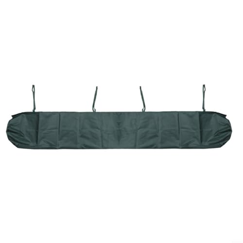 Fauhapyway Outdoor Patio Markise Storage Bag Waterproof Protector Cover Green Sunshade Rain Weather Dust Shield for Manual Retractable Canopy Winter (green 4.5m) von Fauhapyway