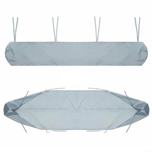 Fauhapyway Outdoor Patio Markise Storage Bag Waterproof Protector Cover Green Sunshade Rain Weather Dust Shield for Manual Retractable Canopy Winter (grey 5m) von Fauhapyway