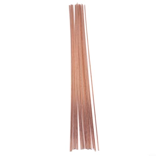 Fauhapyway Phosphorbronze-Schweißstab 2 mm 50 cm Kupferelektrodendraht für Kühlschrank Klimaanlage Löten 20 Stück von Fauhapyway