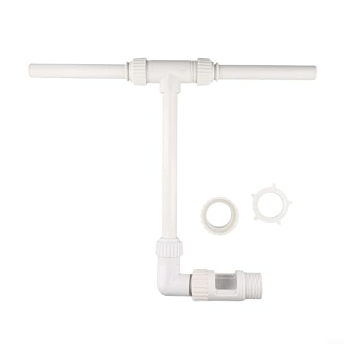Fauhapyway Pool Brunnenständer Brunnen Sprinklersystem mit Doppeldüsen Einstellbare Wasserdurchflusskontrolle für oberirdische Pools Fauhapyway Pool Brunnenständer Brunnen Sprinklersystem mit Doppeldüsen Einstellbare Wasserdurchflusskontrolle für oberirdische Pools von Fauhapyway