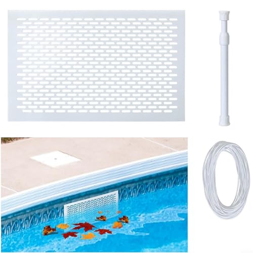 Fauhapyway Pool Skimmer Shield Laubschutz Mesh Netz Displayschutzfolie mit Teleskopstange für Schwimmbad Drainage Filtersystem Fauhapyway Pool Skimmer Shield Laubschutz Mesh Netz Displayschutzfolie mit Teleskopstange für Schwimmbad Drainage Filtersystem von Fauhapyway