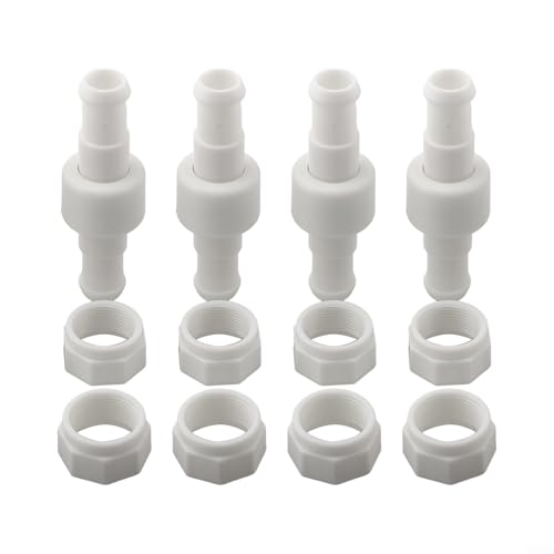 Fauhapyway Poolreiniger-Schlauch-Drehgelenk-Ersatz-Set, kompatibel für Polaris Pool-Staubsauger, Zufuhrschlauchverbinder D20 Mutter D15 von Fauhapyway