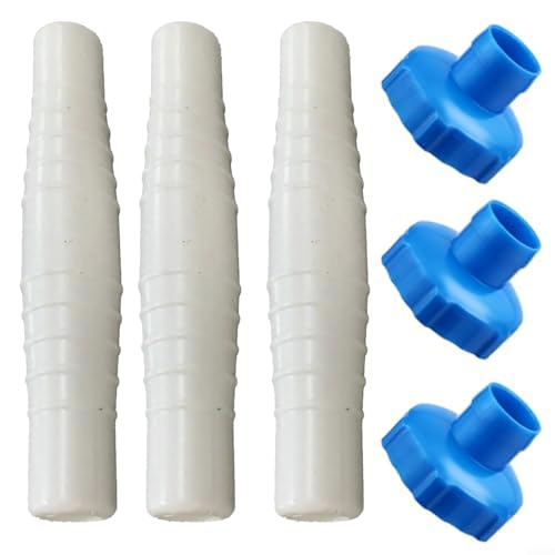 Fauhapyway Poolschlauch-Adapter-Set mit 3 B-Anschlüssen und 3 Schlauchverbindern für Schwimmbad-Vakuum-Filterpumpen-Adapter von Fauhapyway