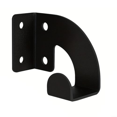Fauhapyway Robuster Metall-Kettensägen-Aufhänger, Wandhalterung, Aufbewahrungshaken, Organizer für Garage, Werkstatt, Garten, Werkzeugregal, schwarz, 2 Stück (1 Stück orange) von Fauhapyway