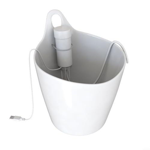 Fauhapyway USB-Klimaanlagen-Entwässerungspumpe, mit leisem Motor-Kondensatentfernungssystem für Heim-Wechselstromgeräte, bis zu 15 Meter, weiß (5 Meter) von Fauhapyway