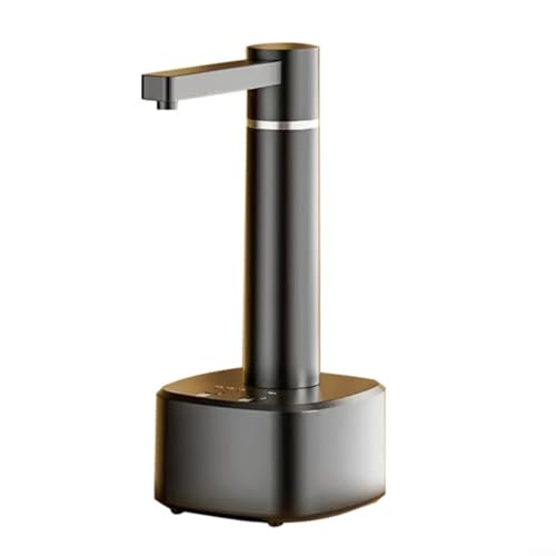 Fauhapyway Wasserkühler-Spender, 3-Gang, intelligent, automatisch, USB, elektrische Pumpe mit Ständer, einstellbare Lautstärke, Heiß- und Kaltschreibtisch, ABS (schwarz) von Fauhapyway