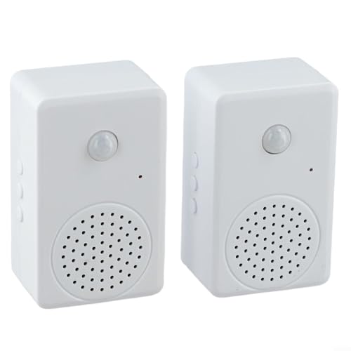 Fauhapyway Willkommens-Türklingel mit Bewegungsmelder, aufzeichnbar, Sprachgruß für Ladeneingangssicherheit, 2 Stück Fauhapyway Willkommens-Türklingel mit Bewegungsmelder, aufzeichnbar, Sprachgruß für Ladeneingangssicherheit, 2 Stück von Fauhapyway