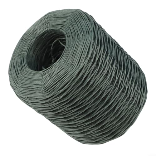 Flexibler Blumendraht, 2 mm x 200 m, mit Papier umwickelt, geeignet für die Herstellung von künstlichen Blumen, Kronen, Gartenbinden und Snack-Bündelung (grün) von Fauhapyway