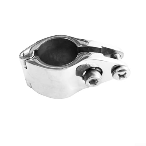 Für Bimini Top Scharnierbacke Gleitschiene Mount Marine Hardware 316 Edelstahl mit sicherem Verriegelungsmechanismus, kompatibel mit 7/8 und 1 Zoll Geländerrohren (22 mm) von Fauhapyway