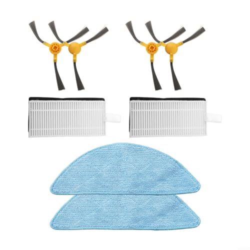 Für neatsvor forX500 Staubsauger Kehrroboter kompatibel Ersatzbürste und Filtertuch Set für umfassende Reinigungsabdeckung (A) von Fauhapyway