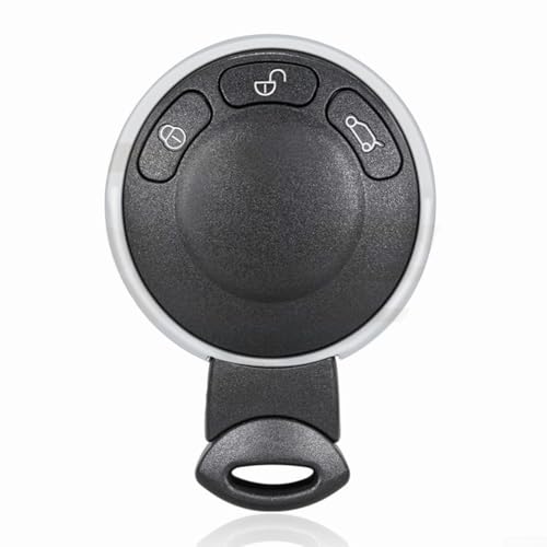 Funkschlüsselgehäuse für BMW Cooper-Modelle R56 R57 R58 R60 R61 3-Tasten-Ersatz-Außenabdeckung kompatibel mit internen Komponenten Funkschlüsselgehäuse für BMW Cooper-Modelle R56 R57 R58 R60 R61 3-Tasten-Ersatz-Außenabdeckung kompatibel mit internen Komponenten von Fauhapyway