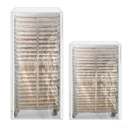 Geräumige PVC-Abdeckung für Lebensmittelservice, transparentes Design mit praktischem Reißverschluss für schnelles Herausnehmen von Gegenständen (71,1 x 58,4 x 83,8 cm) von Fauhapyway