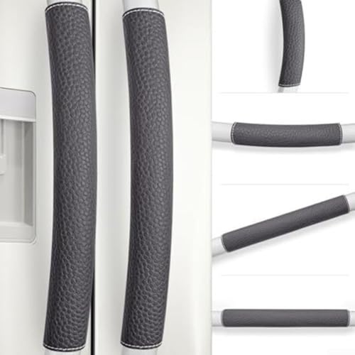 Griffabdeckungen für Küchengeräte, stilvoll und schützend, entworfen für Kühlschränke und Geschirrspüler (S-Schwarz) von Fauhapyway