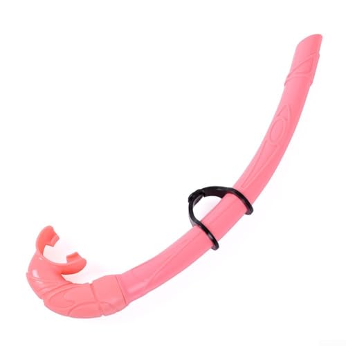 Hergestellt aus zuverlässigem PVC, bietet dieser Schnorchel hervorragenden Atemkomfort (Rosa) von Fauhapyway