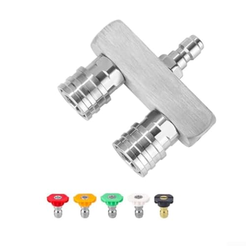 Hochdruckreiniger Düsenset Dual Turbodüse mit 5 Zusatzdüsen für alle Ihre Reinigungsherausforderungen Hochdruckreiniger Düsenset Dual Turbodüse mit 5 Zusatzdüsen für alle Ihre Reinigungsherausforderungen von Fauhapyway