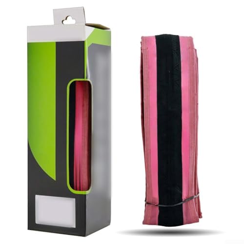 Hochleistungs-Fahrradreifen für den Straßengebrauch, 700 x 25 C, mit verbesserten pannensicheren Eigenschaften (700 x 25 C, Rosa) von Fauhapyway