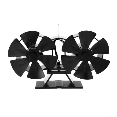 Hohes Luftvolumen 12 Flügel Ofenventilator für verbesserte Heizeffizienz, kein Strom erforderlich von Fauhapyway