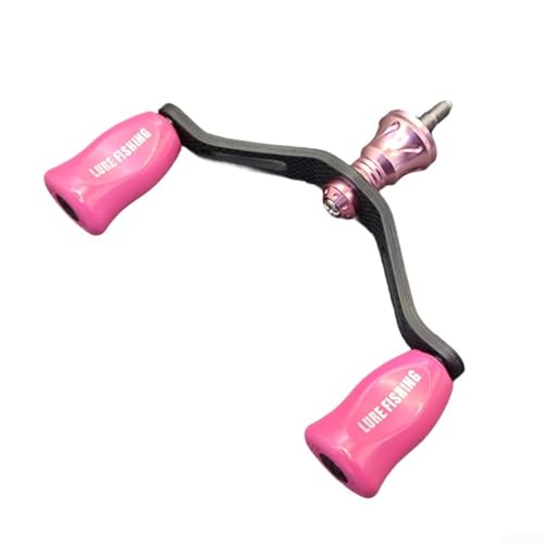 Karbonfaser-Spule, Doppelwippgriff, geeignet für NASCI, Sephia, für STELLA und verschiedene andere Rollenmodelle (hellrosa) von Fauhapyway