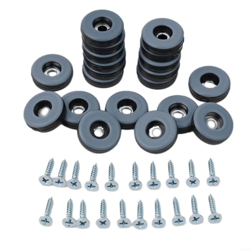 Möbelgleiter für Bett, Sofa, Tisch, vermeidet Kratzer auf dem Boden, 25 mm, 20 Stück von Fauhapyway