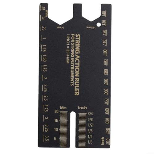 Multi Instrument Kompatibilität String Höhe Messung Werkzeug Gitarre Griffbrett Aktion Gauge Mit Gitarre String Aktion Gauge Herrscher Werkzeug Multi Instrument Kompatibilität String Höhe Messung Werkzeug Gitarre Griffbrett Aktion Gauge Mit Gitarre String Aktion Gauge Herrscher Werkzeug von Fauhapyway