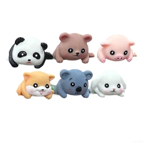 Niedliche 6-teilige Monitorkantendekoration mit bezaubernden Tierfiguren und lustigem Schreibtisch-Zubehör Niedliche 6-teilige Monitorkantendekoration mit bezaubernden Tierfiguren und lustigem Schreibtisch-Zubehör von Fauhapyway