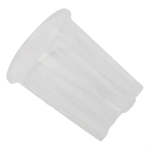 Optimal gestaltete transparente Blumentöpfe zur Unterstützung des gesunden Wachstums Ihrer Pflanzen (10 cm) von Fauhapyway