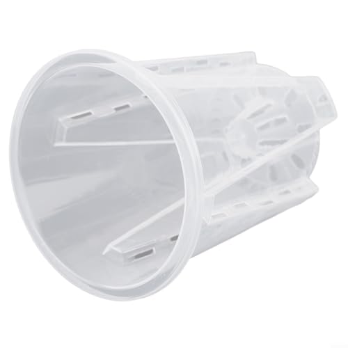 Optimal gestaltete transparente Blumentöpfe zur Unterstützung des gesunden Wachstums Ihrer Pflanzen (12 cm) von Fauhapyway