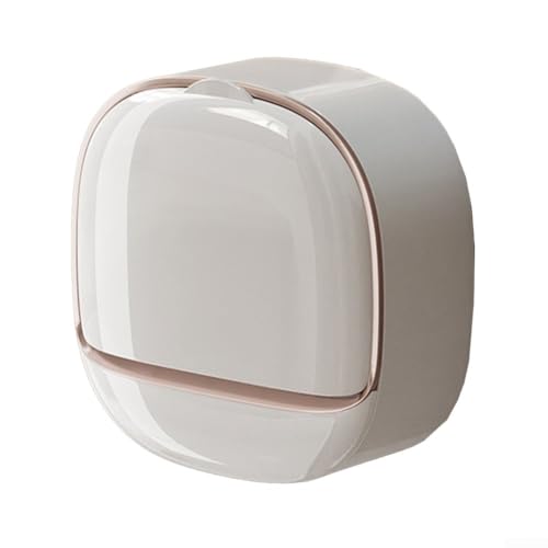 Punch Wandmontierte Seifenkiste mit Ablauf und Abdeckung, platzsparender Badezimmer-Seifenhalter aus feuchtigkeitsbeständigem Kunststoff, entworfen, um Seife trocken und organisiert zu halten (weiß) Punch Wandmontierte Seifenkiste mit Ablauf und Abdeckung, platzsparender Badezimmer-Seifenhalter aus feuchtigkeitsbeständigem Kunststoff, entworfen, um Seife trocken und organisiert zu halten (weiß) von Fauhapyway