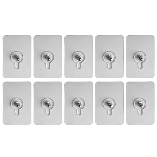 PunchFree Non-Marking Wandhaken mit unsichtbaren Schraubenaufklebern Spurlos Keine Nägel Kein Bohren Wasserdicht Feuchtigkeitsbeständig Geeignet für mehrere Wandoberflächen PunchFree Non-Marking Wandhaken mit unsichtbaren Schraubenaufklebern Spurlos Keine Nägel Kein Bohren Wasserdicht Feuchtigkeitsbeständig Geeignet für mehrere Wandoberflächen von Fauhapyway