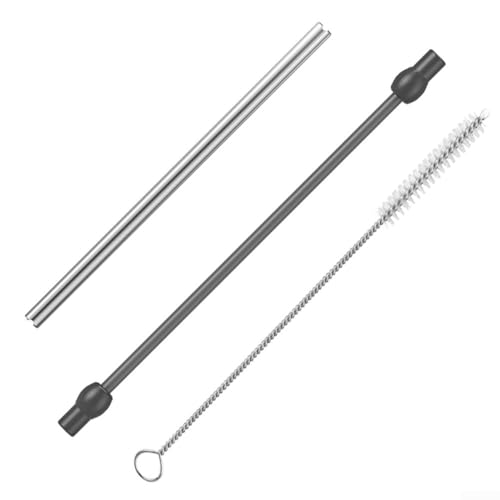 Reinigungsbürste und Edelstahl-Milchschlauch-Set für regelmäßige Kaffeemaschinenpflege von Fauhapyway