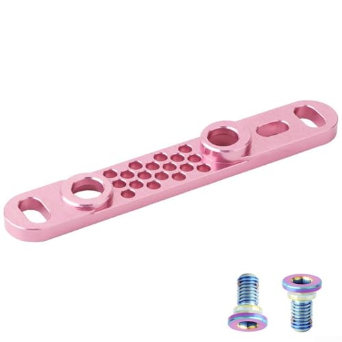 Rennrad-Frontadapter aus 7075 Aluminium, unterstützt 140 mm und 160 mm Scheibenbremsen (Rosa) von Fauhapyway