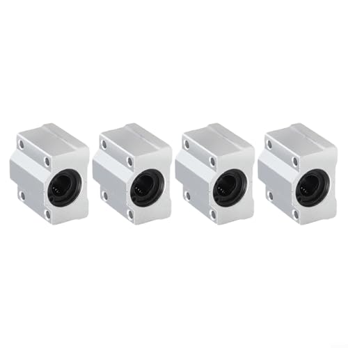Robuste 12 mm Linearbewegungsblöcke, 4 Stück SCS12UU für zuverlässige Leistung in CNC-Systemen und 3D-Druckanwendungen von Fauhapyway