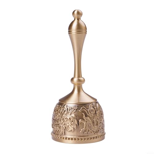 Robuste Handglocke aus Messing im Vintage-Stil für Restaurants, Klassenzimmer, Spiele und Inneneinrichtung Robuste Handglocke aus Messing im Vintage-Stil für Restaurants, Klassenzimmer, Spiele und Inneneinrichtung von Fauhapyway