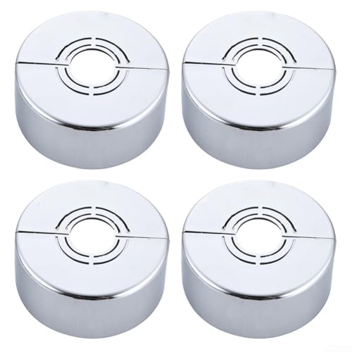 Schlanke Duschschutzkappe aus ABS-Material mit anpassbaren Größenoptionen, perfekt geeignet für mehrere Anwendungen im Badezimmer (Silber) von Fauhapyway