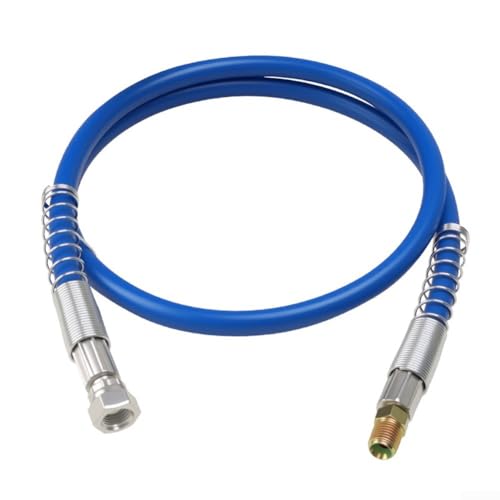 Schmiermaschinenschlauch 48 Zoll Hochdruck-flexibles Design mit widerstandsfähiger Spiralfeder, geeignet für Standard-18-NPT-Gewindefett Schmiermaschinenschlauch 48 Zoll Hochdruck-flexibles Design mit widerstandsfähiger Spiralfeder, geeignet für Standard-18-NPT-Gewindefett von Fauhapyway