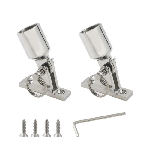 Schnellspannstift-Scharniere und Ösenenden für Bimini-Installation und Marine-Einsatz (22 mm) von Fauhapyway
