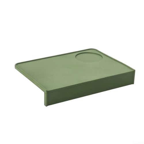 Schützen Sie Ihre Ausrüstung mit diesem Premium-Silikon-Kaffee-Tamper-Kantenpolster (grün) von Fauhapyway