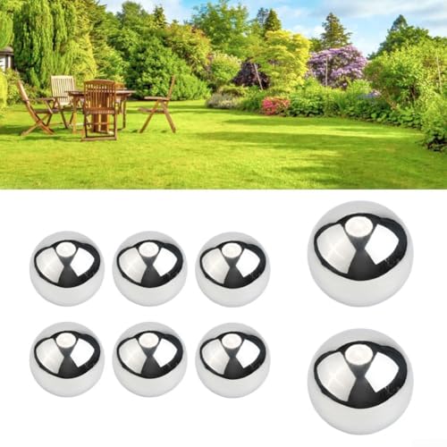 Schwimmende Gartenkugeln aus Edelstahl für den Außenbereich als Dekoration für verschiedene Wasserspiele (51 mm) von Fauhapyway