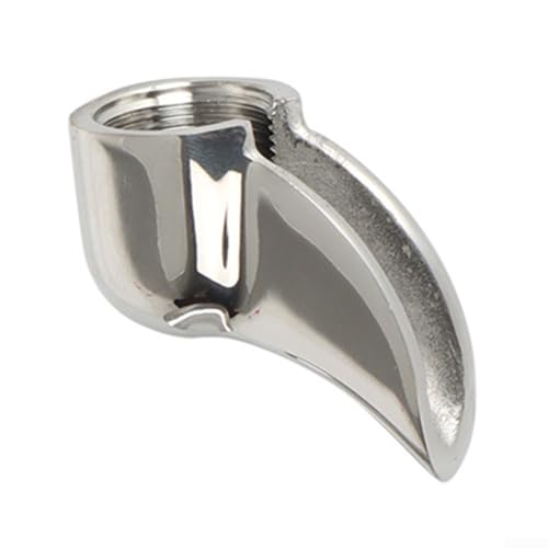 Siebträgerauslauf Edelstahl kompatibel mit 58 mm Espressomaschinen Einzel- und Doppelauslauf Ersatzteil für Kaffeemaschinenreparatur (2) von Fauhapyway