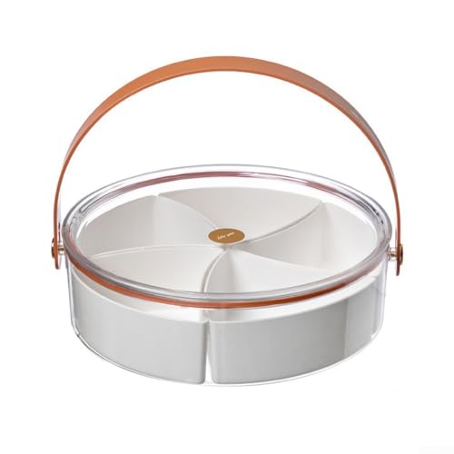 Snackbox Behälter mit Deckel zum Aufbewahren und Organisieren von Snacks, Obst und Mahlzeiten von Fauhapyway